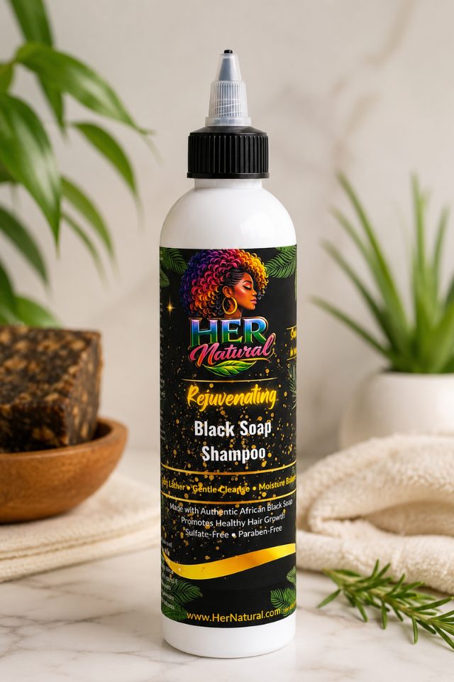Rejuvenating Black Soap Shampoo
