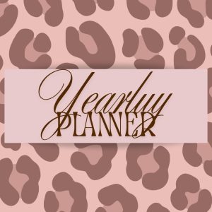 Undated Digital Yearly Planner